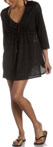 Dotti Women's Vintage Lace Long Sleeve Pullover Tunic