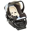 MiaModa Viva Infant Car Seat with Base - Tan/ Blue