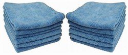CHUBBY 6.35mm THICK MULTI-USE SUPRA MICROFIBER TOWELS 16.5 x16.5 12 Pack.