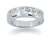 1.50 Princess Cut Channel band in Platinum