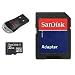 Sandisk 32GB MicroSDHC Micro SD Card with MicroSD to SD adapter & Mobilemate Reader