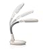 Verilux Original Natural Spectrum Desk Lamp, Adjustable EasyFlex Gooseneck, Hi/Low Switch, Optix Glare-Control Diffuser, Ivory