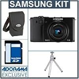 Cheap Samsung TL500 Digital Point & Shoot Camera Kit - Black - with 4GB SD Memory Card, Camera Case, Table Top Tripod,