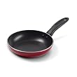 Pedrini 6-Inch Non Stick Aluminum Fry Egg Pan, Red
