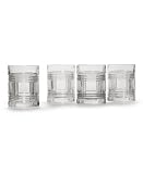 Lauren by Ralph Lauren Glen Plaid Double Old Fashioned Glasses (Set of 4)
