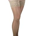 Gabrialla Graduated Firm Compression Thigh Highs (20-30 mmHg) Beige