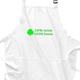 15% iRISH, 100% DRUNK BBQ Apron