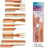 Bone Comb Styling Kit 10 Piece (Pack of 3)