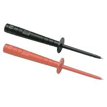 Fluke TP80 2 Piece Electronic Test Probe Set with Insulated Cap, 1000V Voltage, 10A Current