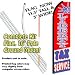 Liberty Tax Service Feather Banner Flag Kit (Flag, Pole, & Ground Mt)