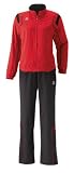 ERIMA Damen Nano Line Pr&auml;sentationsanzug, rot/schwarz, 34