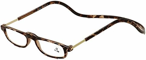 Clic Reader Eyeglasses City Magnetic Tortoise Full Rim Reading Glasses