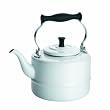 BonJour Porcelain Teakettle, Vintage Design, White