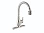 KOHLER K-690-VS Vinnata Kitchen Sink Faucet, Vibrant Stainless