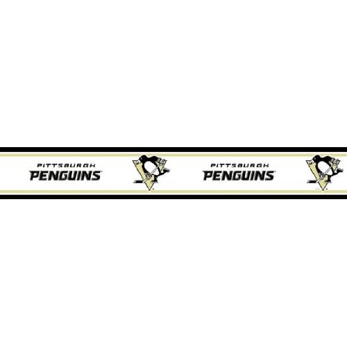 Pittsburgh Penguins Peel and Stick Wallpaper Border