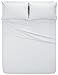 Amazon Brand – Pinzon Signature Cotton Heavyweight Velvet Flannel Sheet Set - California King, White