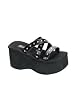 Women's Slip On Mules With 3.5 Inch Platforms
