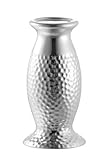 ZUO, Aba ceramic candle holder, silver