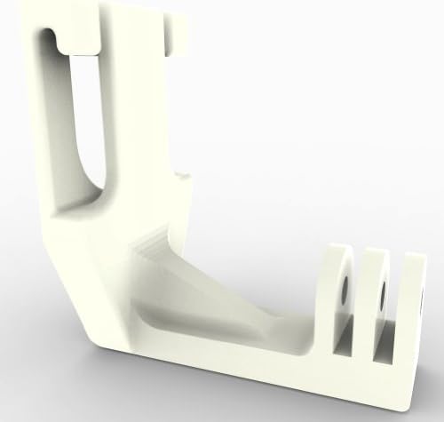 3D Printed GOPRO Mount for Scuba Mask, White