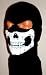 Black Skull Ghost Balaclava 2 Hole Hood Full Face Winter Ski Mask Call of Duty Modern Warfare Swat Ninja Premium Quality Thick-ness 100% Soft Cotton USA Made Skeleton Unique Costume Army Soldier Paintball Airsoft Motorcycle Biker