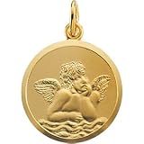 14K Yellow Gold Angel Pendant