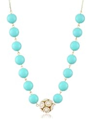 Carolee "Little Surfer Girl" Illusion Necklace, 16"