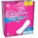 Health & Personal Care : Carefree Body Shape Pantiliners, Unscented Long Flat Pads - 46/Pack, 8 Packs