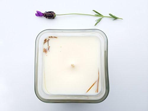 Lavender & Lemongrass Botanical Essential Oil Soy Cube Candle