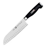Henckels TWIN Four-Star II Hollow Edge Santoku