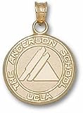 UCLA Bruins "UCLA The Anderson School" 5/8" Pendant - 14KT Gold Jewelry