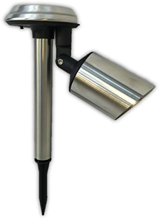Stainless Steel Solar Highlighting LED Spotlight for Path Lighting or Object Lighting