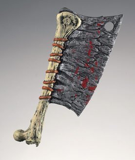 Costume Bone Meat Cleaver for Scary Halloween Costumes! - Costume Accessories