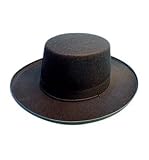 Plain Felt Spanish Hat Black