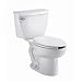 American Standard 2467.016.020 Cadet Right Height Elongated Pressure Assisted Two Piece Toilet, White