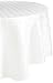Lenox Laurel Leaf 70-by-104-Inch Oval Tablecloth, White