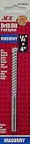 3 each: Ace Fast Spiral Rotary Masonry Drill Bit (01-14004)