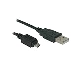 Micro-USB Datenkabel 1m mit Ladefunktion für Nokia 2700 Classic, 3120 Classic, 3600 Slide, 5130 XpressMusic, 5220, 5310 XpressMusic, 5320 XpressMusic, 5610 XpressMusic, 5630, 5730, 5800 XpressMusic, 6210 Navigator, 6212 Classic, 6220 Classic, 6303 Classic, 6500 classic, 6500 slide, 6555, 6600 Fold, 6600 Slide, 6700, 6710, 6720, 7210 Supernova, 7310 Supernova, 7500 Prism, 7510 Supernova, 7610 Supernova, 7900, 8600 Luna, 8800 Arte, 8800 Carbon Arte, 8800 Sapphire Arte, E63, E66, E71, E75, N78, N79, N81, N810, N82, N85, N96, N97
