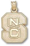 North Carolina State Wolfpack 14KT Gold S NC 5/8 Pendant