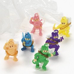 48-pc Toy Ninja Warrior Paratroopers