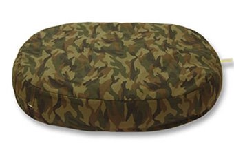 犬 猫用ベッド ウォッシャブルラウンドクッション カモフラ L dog sign ドッグサイン