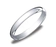 10k White Gold 3mm Traditional Women's Wedding Band