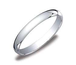 10k White Gold 3mm Traditional Women's Wedding Band