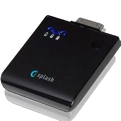 splash Compact 1900mAh Extended Backup Battery Pack for iPhone 4 4G 3G 3GS & iPod Touch 1G 2G 3G (Black)