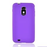WIRELESS CENTRAL Brand Silicone Gel Skin PURPLE Sleeve Rubber Soft Cover Ca ....