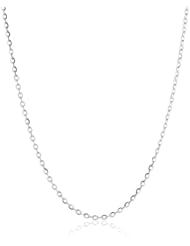 14k Italian Gold Adjustable Oval Rolo Chain Necklace, 20"