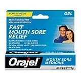 Orajel Mouth Sore Pain Relief Medicine Gel-0.42oz