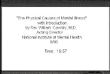 The Physical Causes of Mental Illness