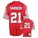 Deion Sanders San Francisco 49ers Red NFL Premier 1994 Throwback Jersey - Small