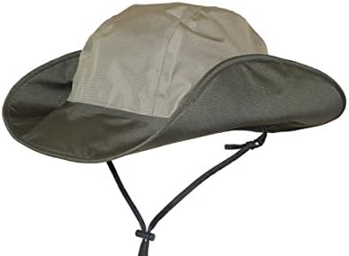 Guide's Choice Seattle Boonie Hat Safari Fishing Hiking Waterproof (Sage with Olive Trim)