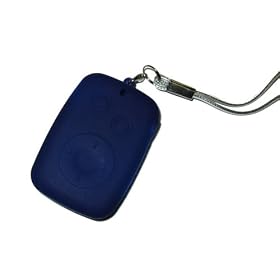 BLUE Silicone Skin Case Cover for Creative Labs Zen Stone 1gb & 2gb + Lanyard
